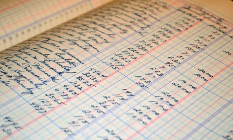 evaluation record of numbers